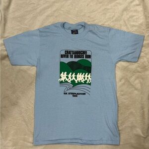 Vintage Light Blue Chattahoochee Graphic Tee